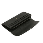 Manila Portafoglio da donna 100% pelle 60303 1-NERO BLACK Gave Lux