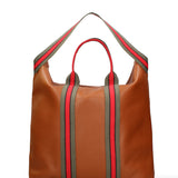 Convertible Handbag Into Backpack For Women In Genuine Leather Made in Italy 43x38x12 cm
