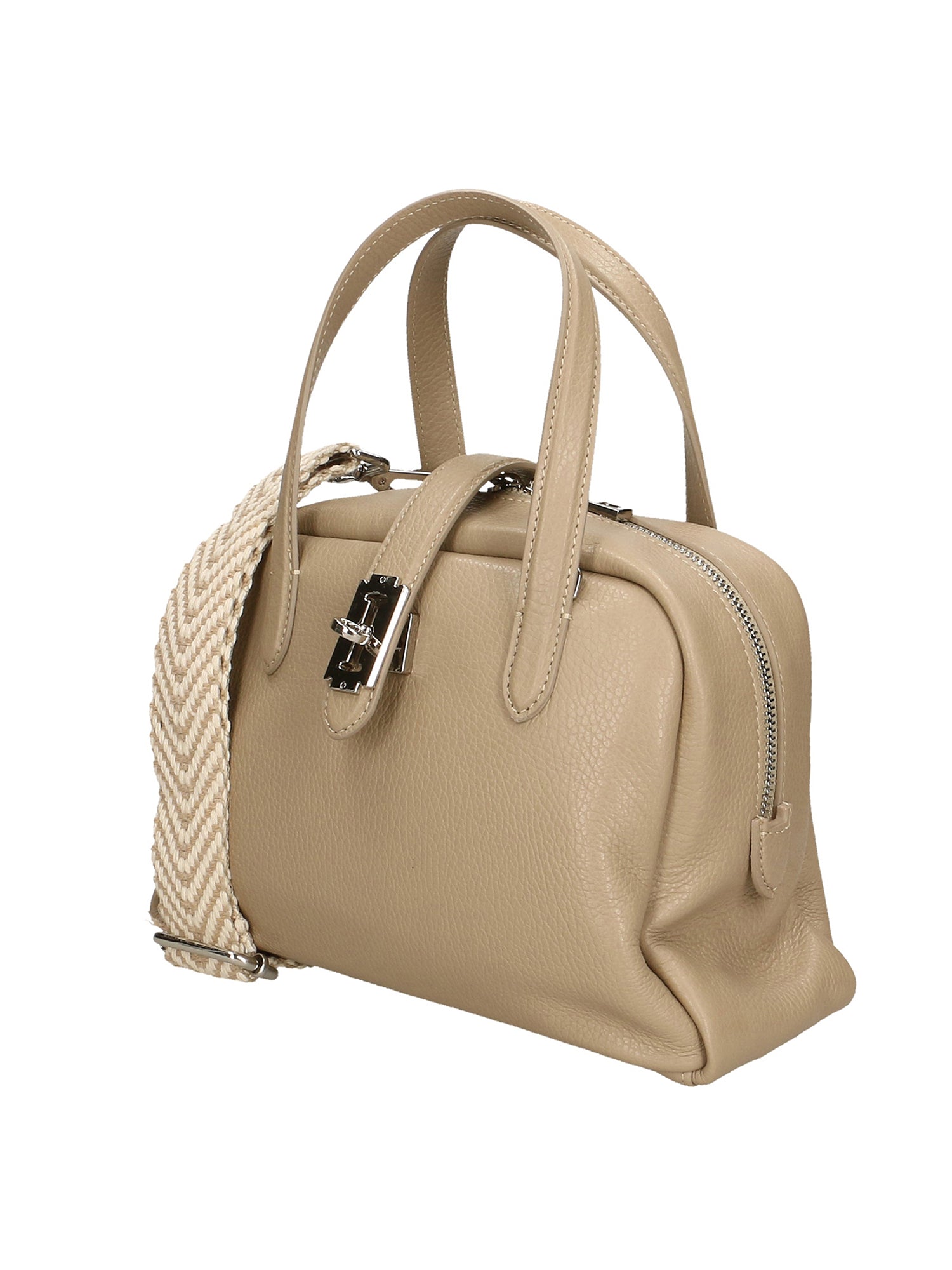 Orietta Borsa a mano da donna Vera pelle 01669-D05 CAPPUCCINO CAPUCHIN Gave Lux