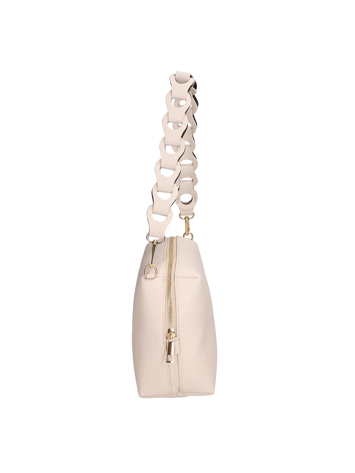 Livia Borsa a spalla da donna Vera pelle 06443-LATTE Gave Lux