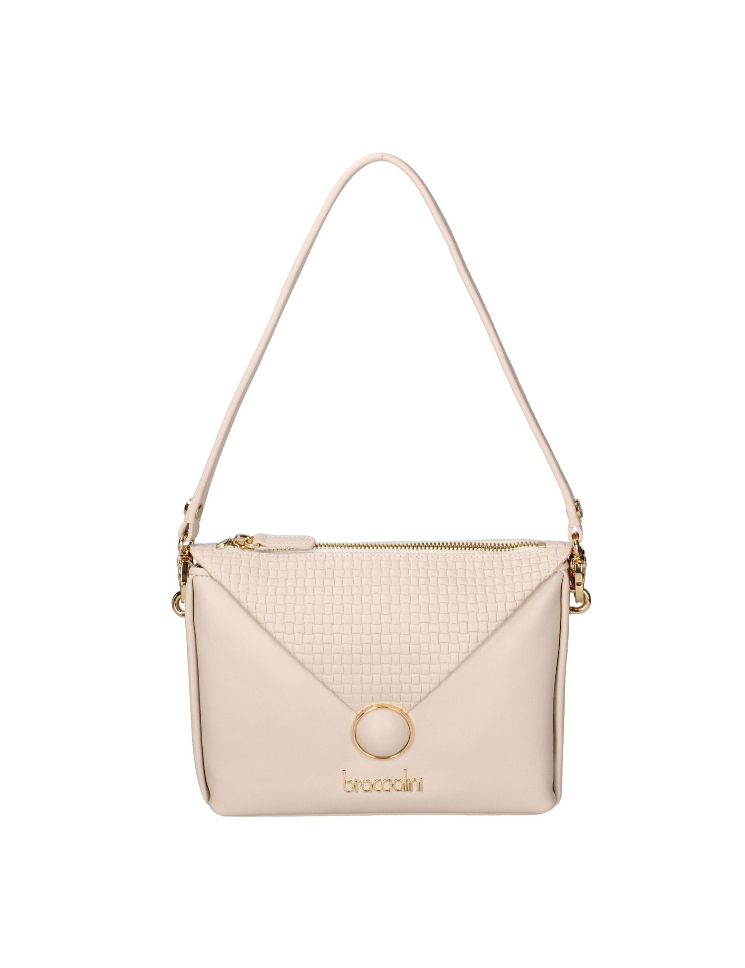 Solara Elite Borsa a tracolla donna Vera pelle B17206-BEIGE Braccialini