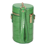 Borsa a spalla da donna Vera pelle coccodrillo MYB-7023-SS-C47 VERDE My Best Bag
