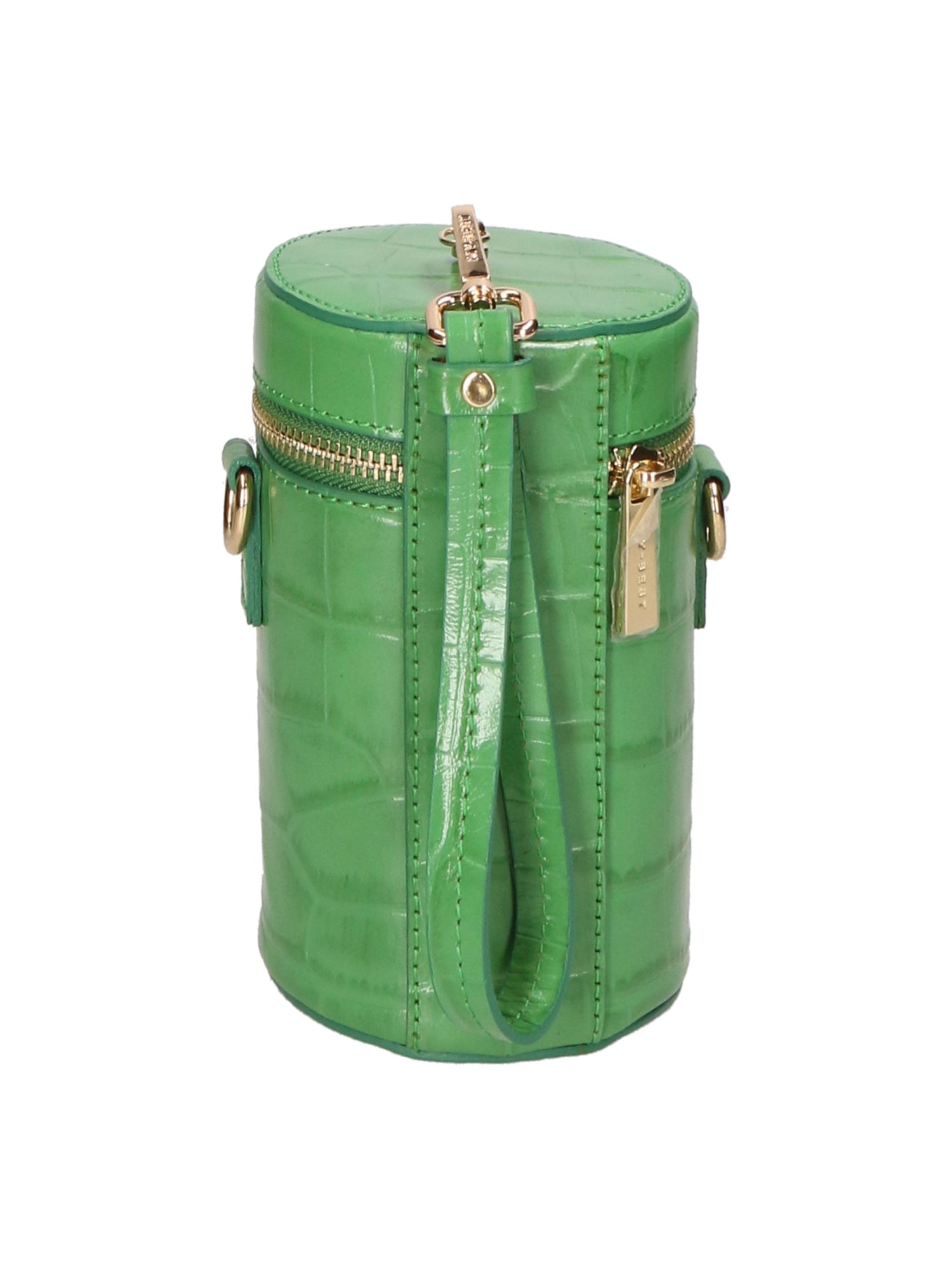 Borsa a spalla da donna Vera pelle coccodrillo MYB-7023-SS-C47 VERDE My Best Bag