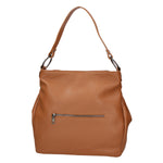 Bea Borsa a spalla da donna 100% pelle 05710-D17 CUOIO SCURO DARK COGNAC Gave Lux