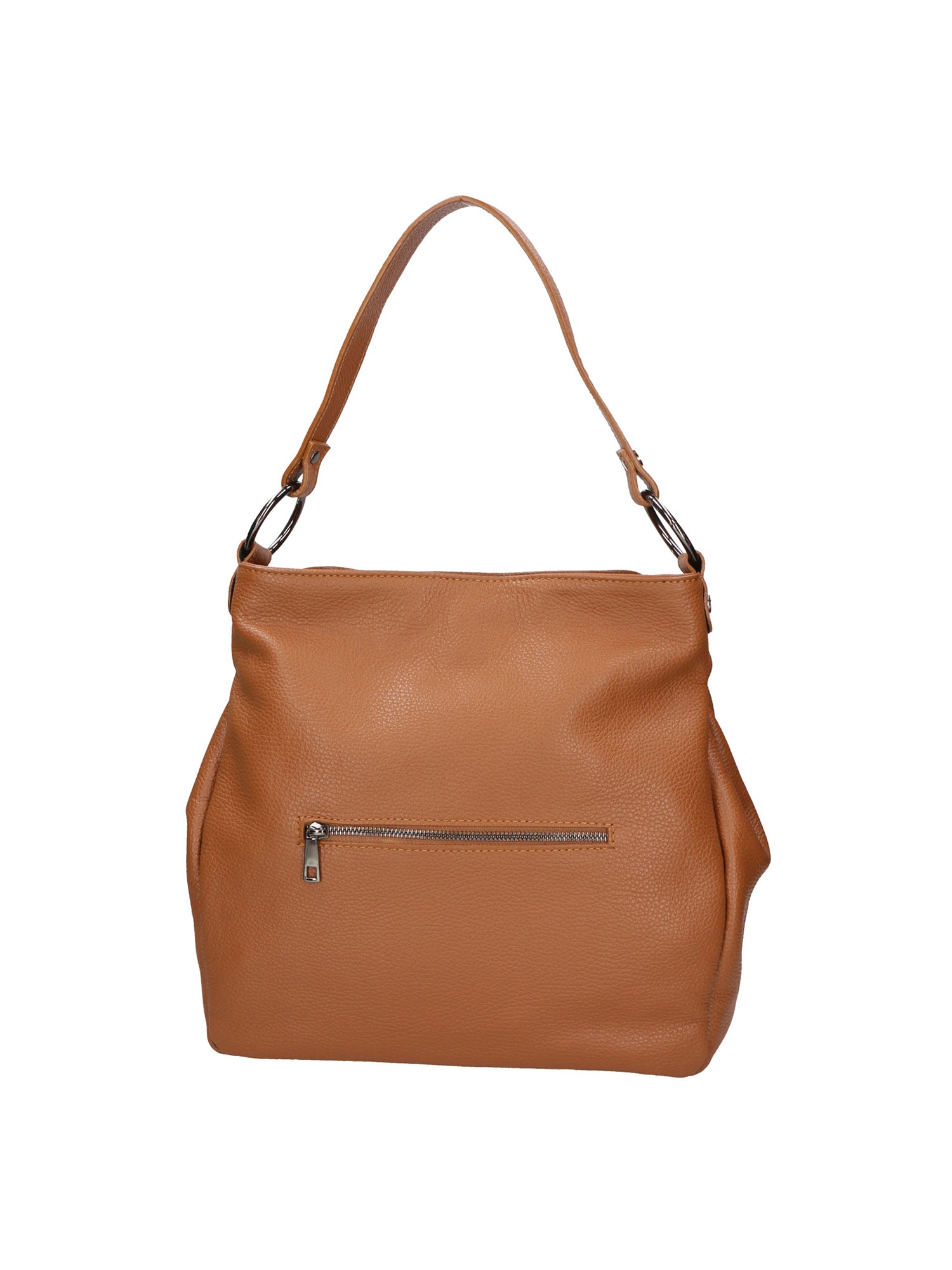 Bea Borsa a spalla da donna 100% pelle 05710-D17 CUOIO SCURO DARK COGNAC Gave Lux