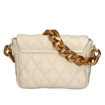 Adriana Borsa a mano da donna Vera pelle 04539-S37 LATTE Gave Lux