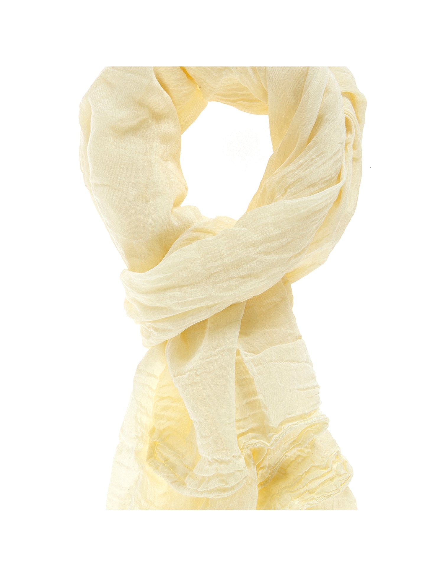 Teresa L2033-GIALLO Foulard unisex Cotone e Seta Gave Lux