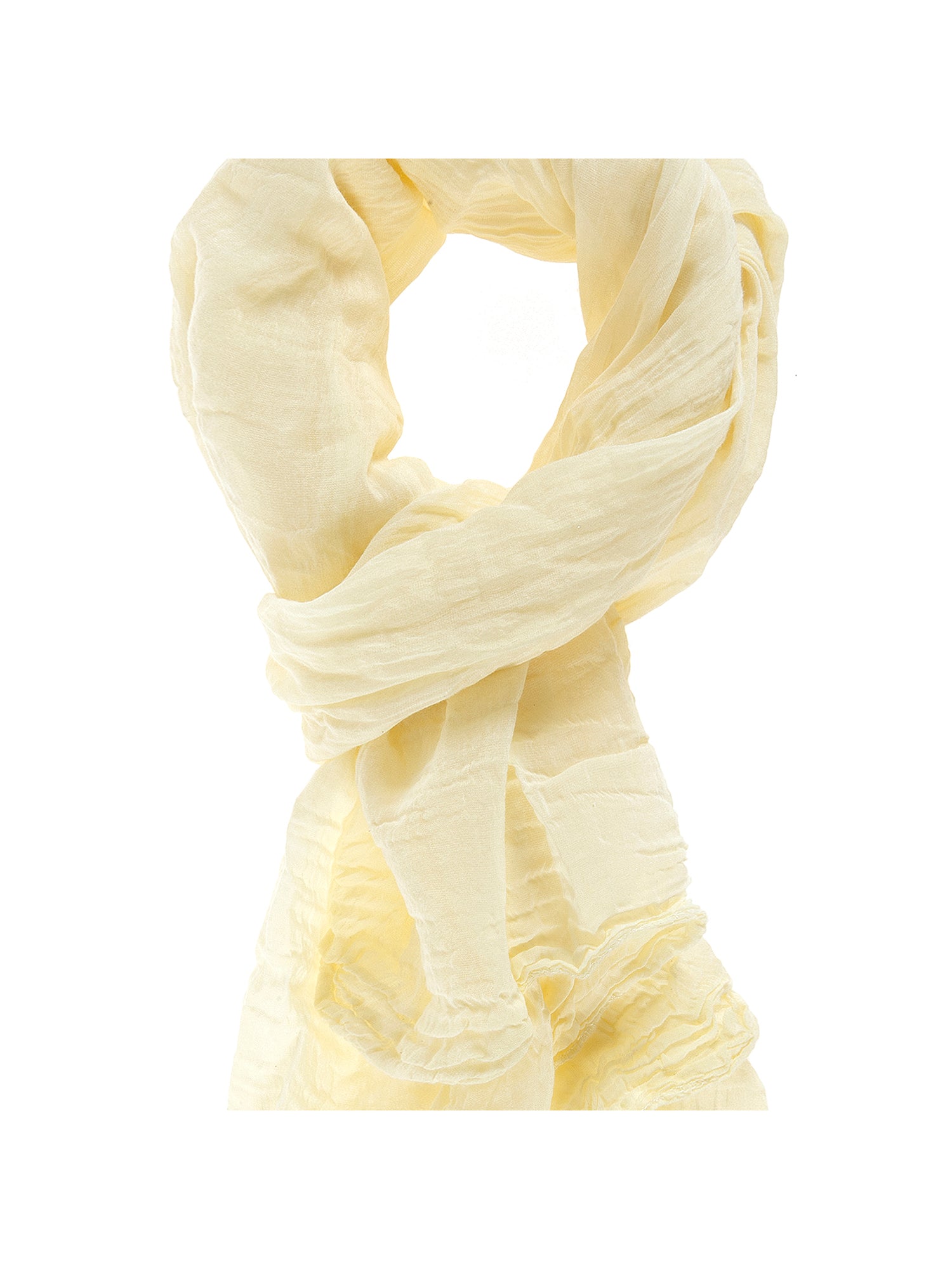 Teresa L2033-GIALLO Foulard unisex Cotone e Seta Gave Lux