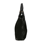Denise Borsa a spalla da donna Pelle scamosciata stampata 80011-NERO BLACK Gave Lux