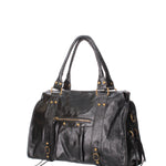 Novara Borsa a spalla da donna Vera pelle 06090 LM-L022 NERO Gave Lux