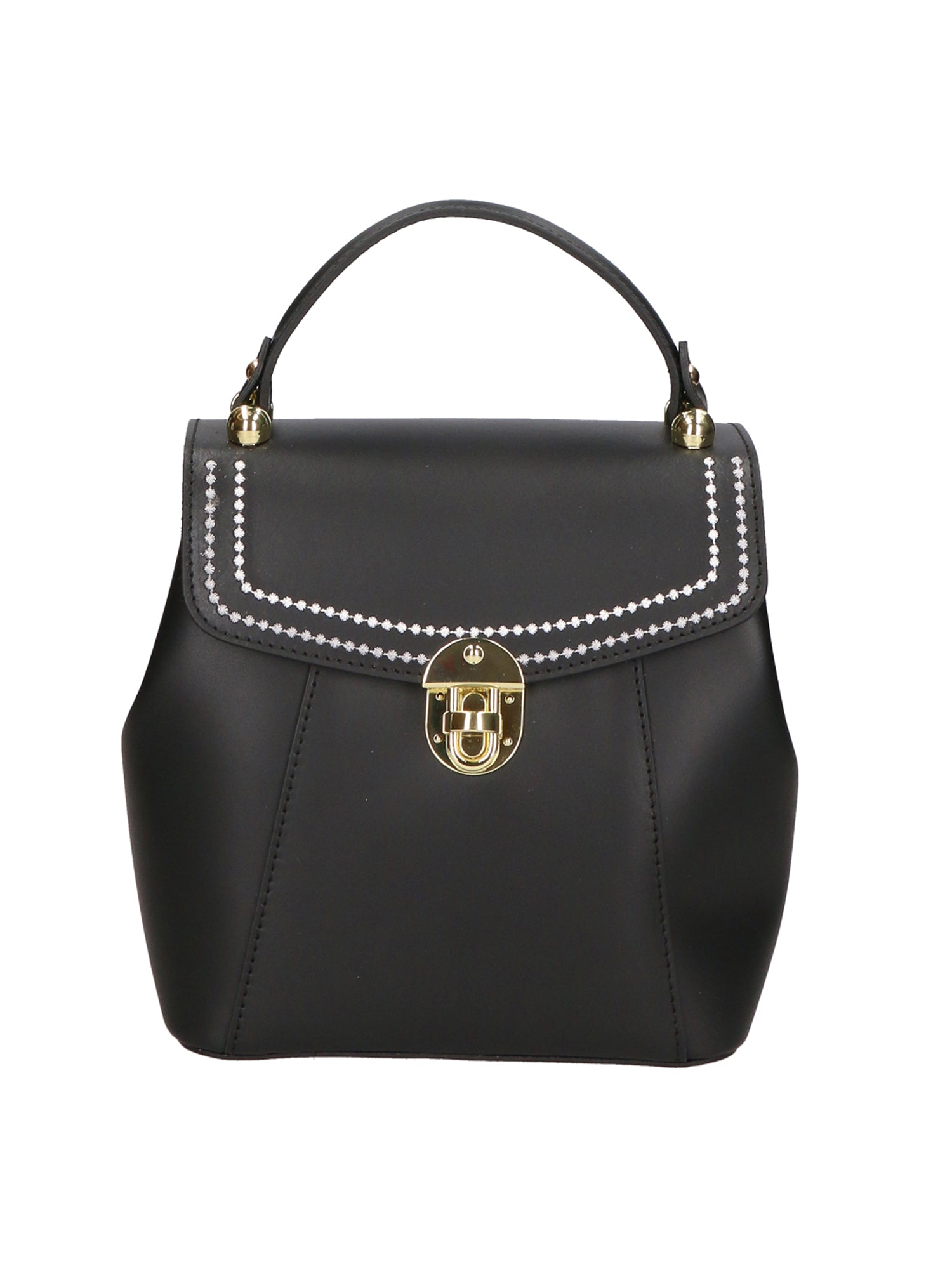 Giuditta Borsa a mano da donna 100% pelle 05937-P218 NERO Gave Lux