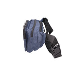 Marsupio da uomo in pelle PU 100% Nylon PCL3148-BLU Northampton Polo Club