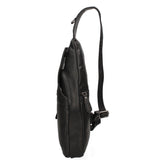 Zaino uomo in vera pelle Casual HILB-6101-NERO Hill Burry