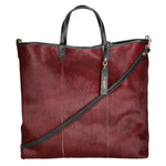 Borsa a mano da donna Vera pelle MYB-8053-FW-BORGOGNA My Best Bag