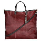 Borsa a mano da donna Vera pelle MYB-8053-FW-BORGOGNA My Best Bag
