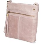 Carmen Borsa a tracolla da donna Vera pelle 10034-ROSA Gave Lux