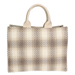 Alicia Borsa a spalla da donna Cotone e pelle 05086-40 TAUPE Gave Lux
