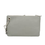 Luna Borsa a tracolla da donna Vera pelle 189034-GRIGIO+ARGENTO Gave Lux