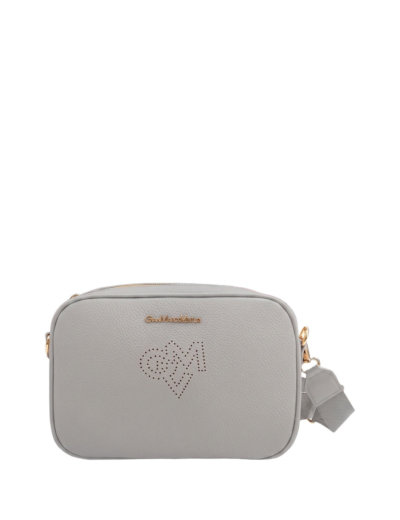 Borsa a Tracolla in Pvc Grigio
