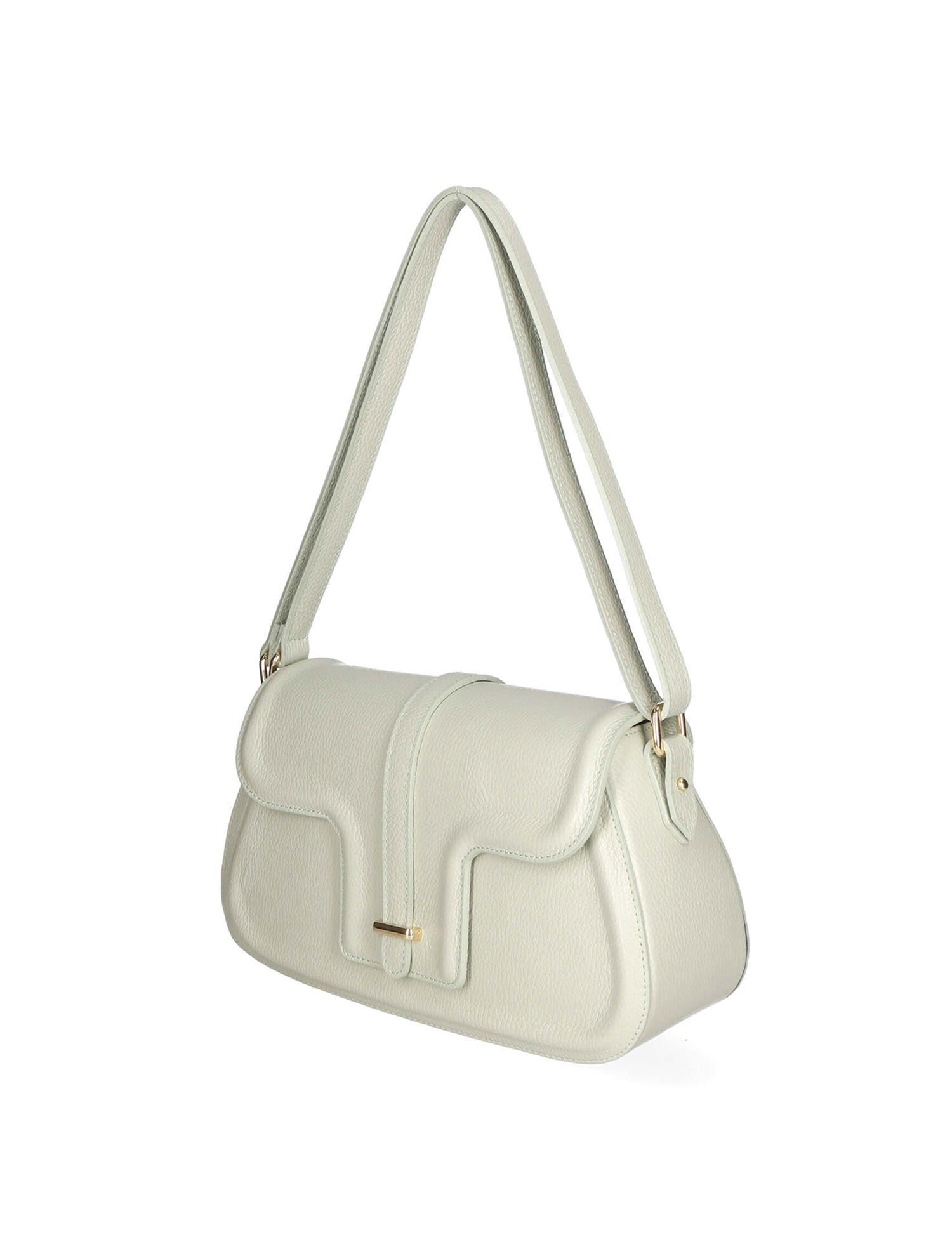 Alena Borsa a spalla da donna Vera pelle 04999-D69 BLUE GLASS Gave Lux