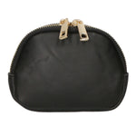 Rachele Pochette donna vera pelle Zip 02535-LEOPARDO TAUPE Gave Lux