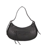 Loredana Borsa a spalla da donna Vera pelle 06548-NERO Gave Lux