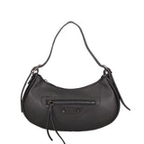 Loredana Borsa a spalla da donna Vera pelle 06548-NERO Gave Lux