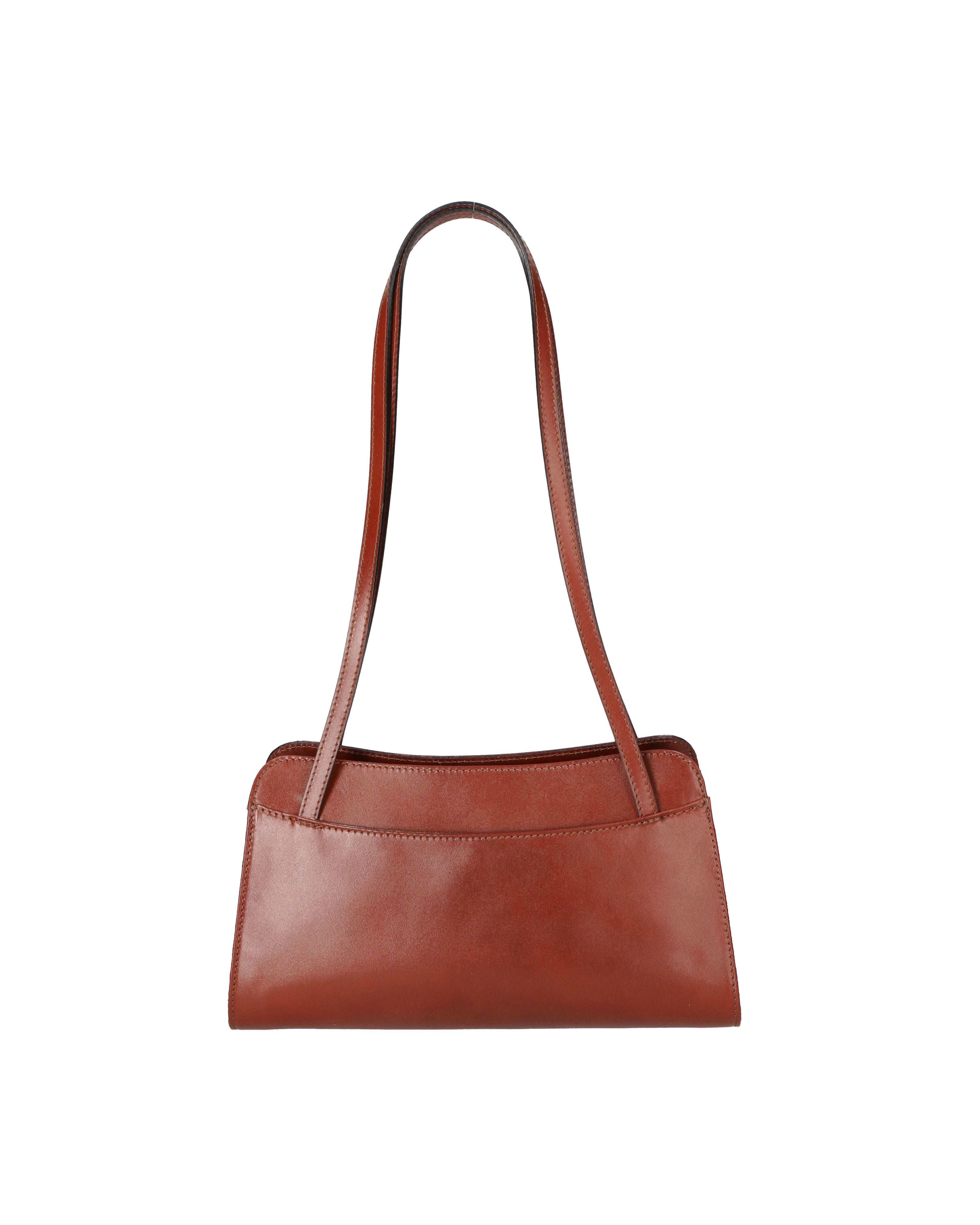 Edera Chic Borsa a spalla da donna Vera pelle 9120-ROSSO Gave Lux