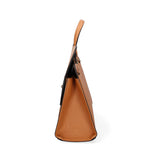 Arancia Borsa a mano da donna 100% pelle 8969-CUOIO+NOCCIOLA Gave Lux
