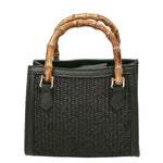 Alissa Borsa a mano da donna Vera pelle 05112-12 D28 NERO Gave Lux