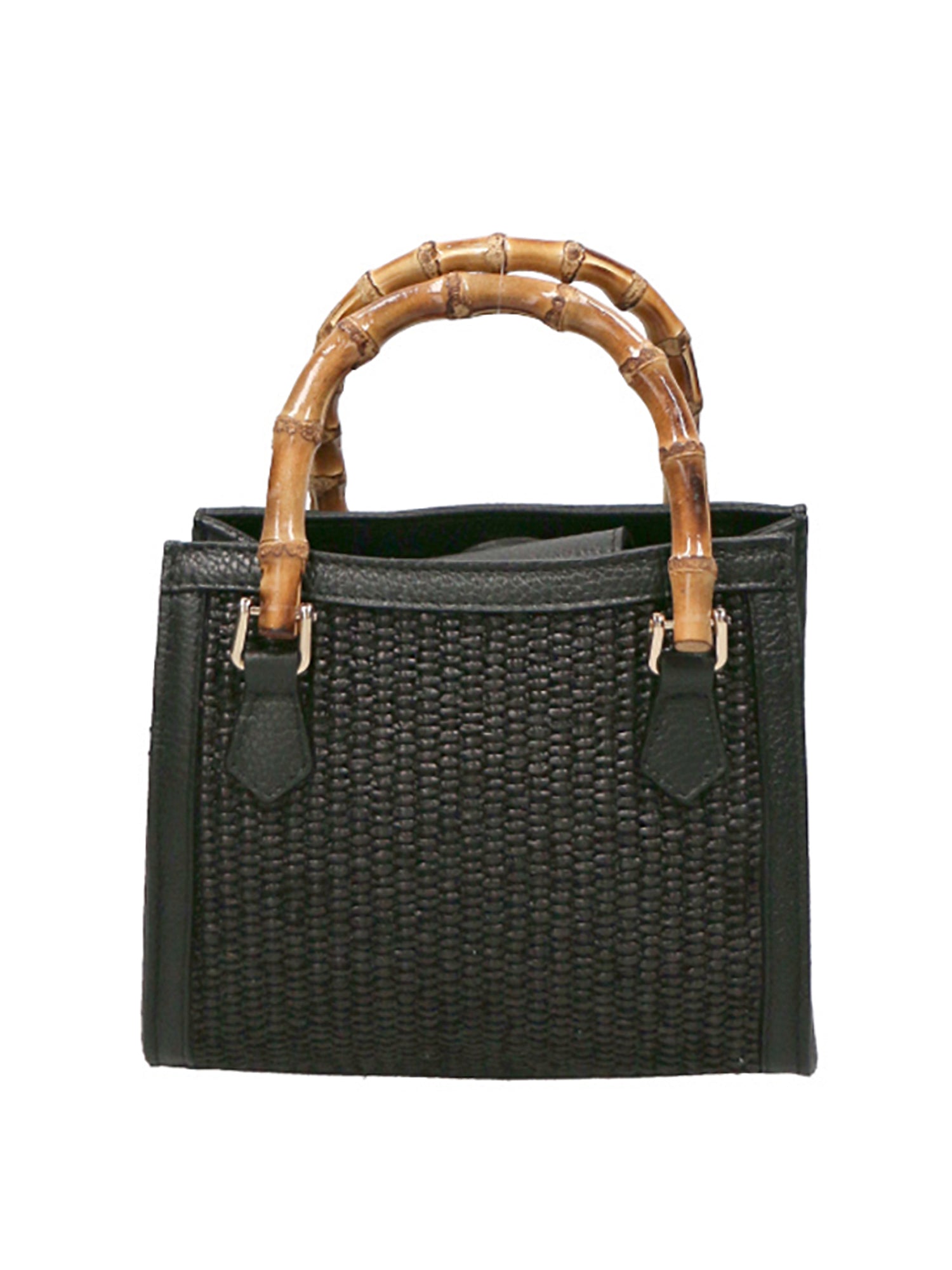 Alissa Borsa a mano da donna Vera pelle 05112-12 D28 NERO Gave Lux