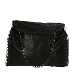 Willelmina Borsa a spalla da donna 100% PU Leather N-9606-NERO Gave Lux