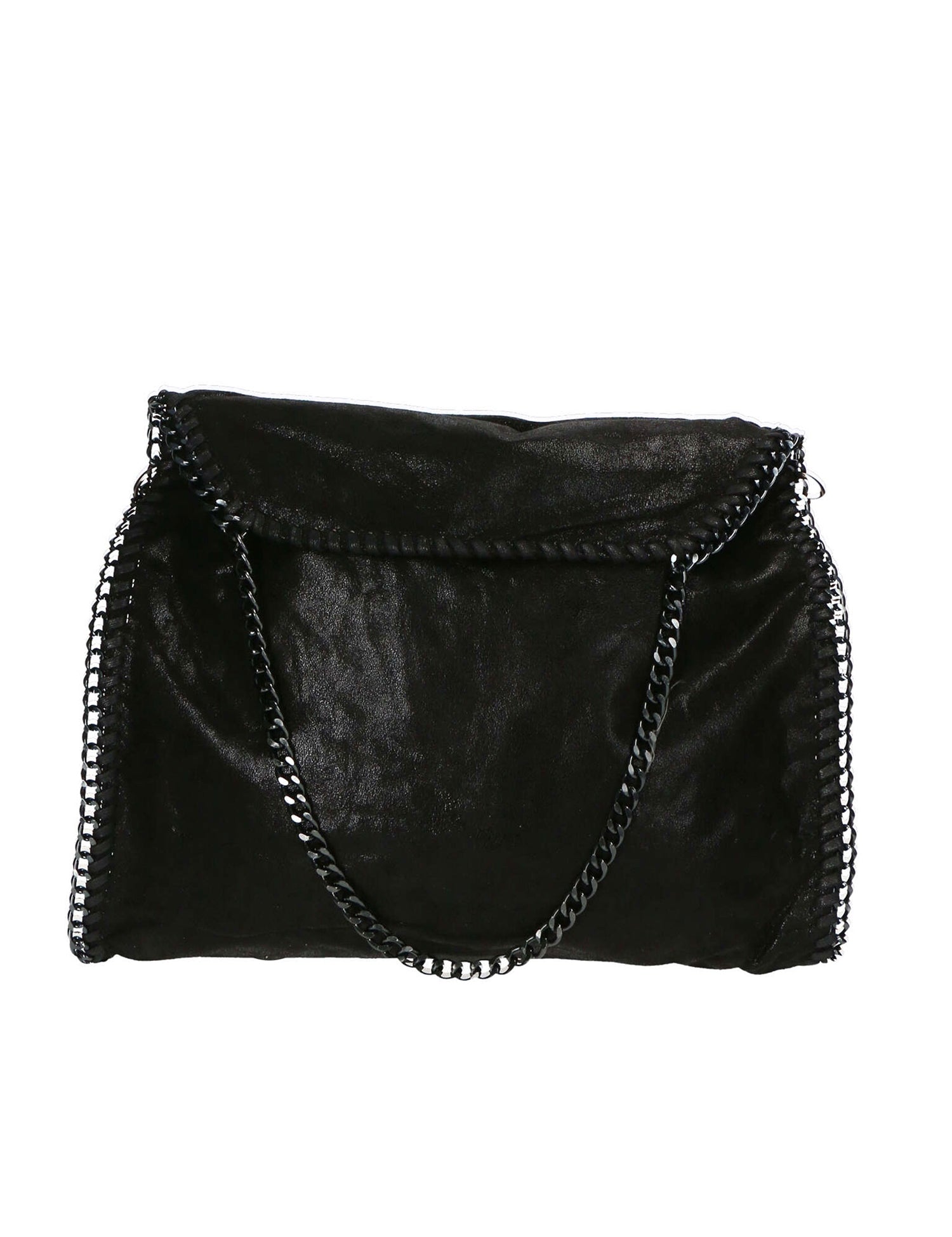 Willelmina Borsa a spalla da donna 100% PU Leather N-9606-NERO Gave Lux