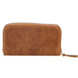 Carmela Portafoglio donna vera pelle Zip 10033-CUOIO Gave Lux