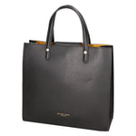 Borsa a mano da donna 100% pelle artigianale MYB-6016-FW-P 636 NERO BLACK My Best Bag