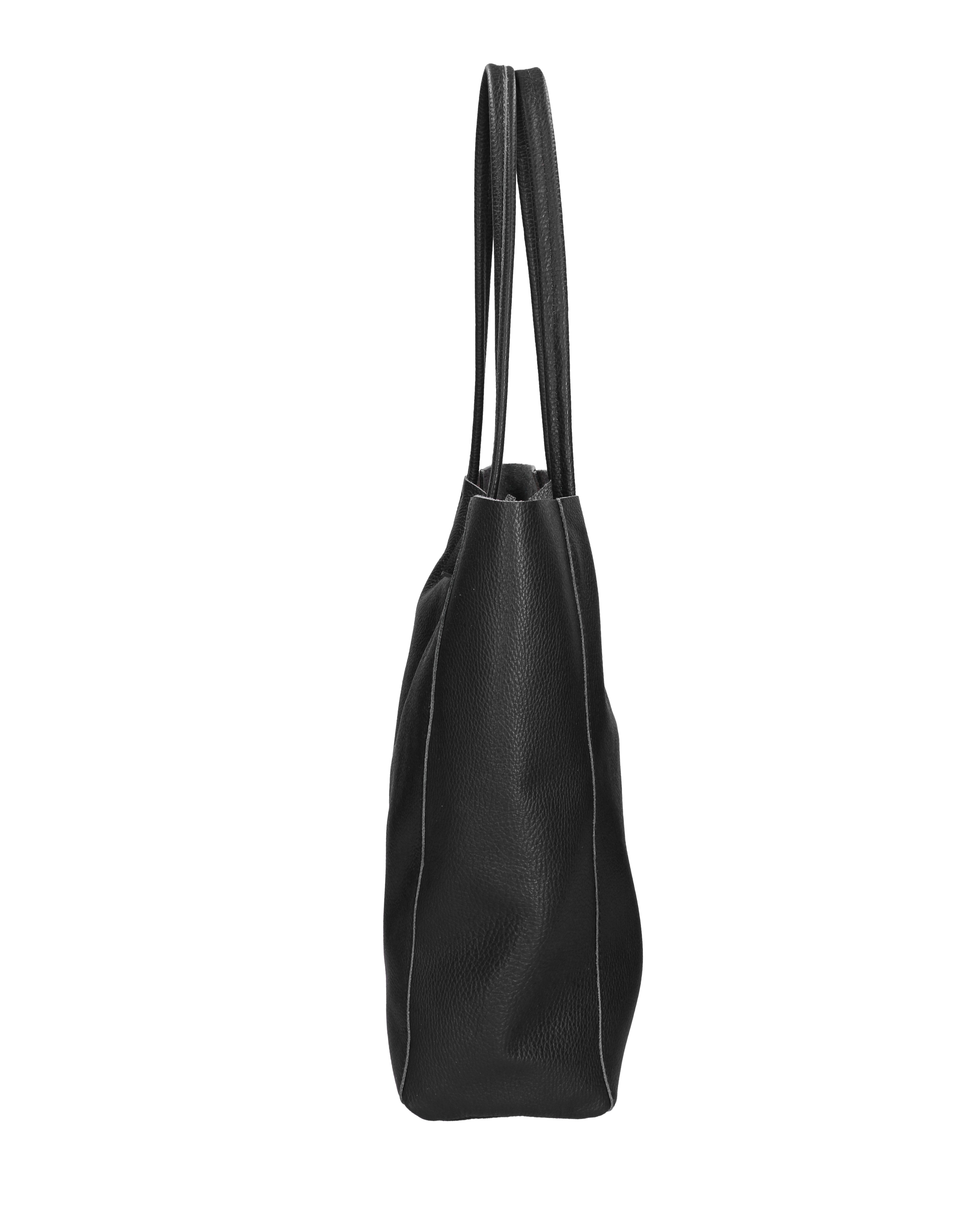 Valentina Borsa a mano da donna 100% pelle 06733-D28 NERO Gave Lux