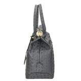 Deborah Borsa a mano da donna Pelle Croco Stampata 7727-C16 GRIGIO Gave Lux
