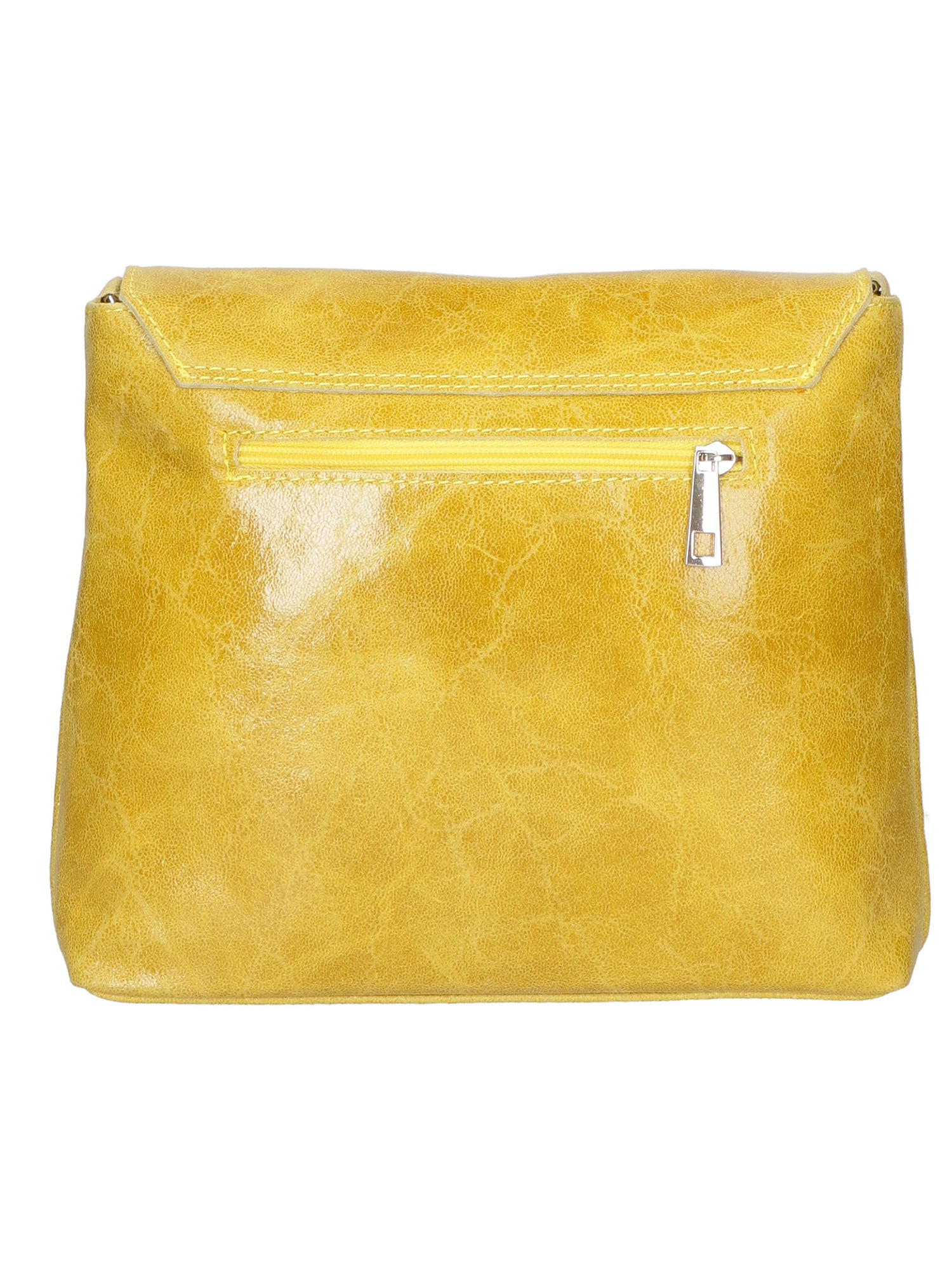 Carol Borsa a tracolla da donna Vera pelle 10035-GIALLO Gave Lux