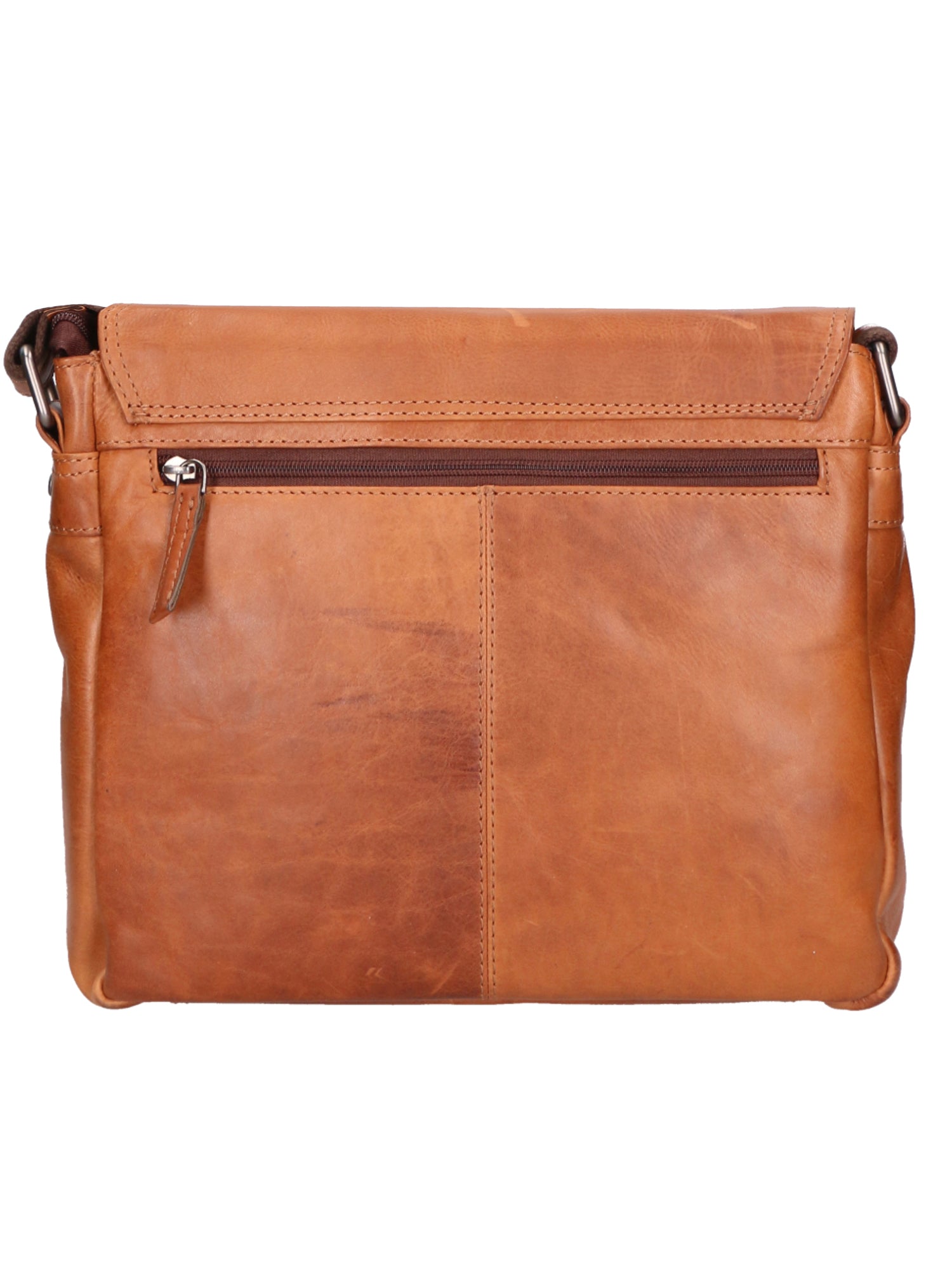 Borsa a tracolla unisex vera pelle 100% pelle SN5862247-TAN Santini Firenze