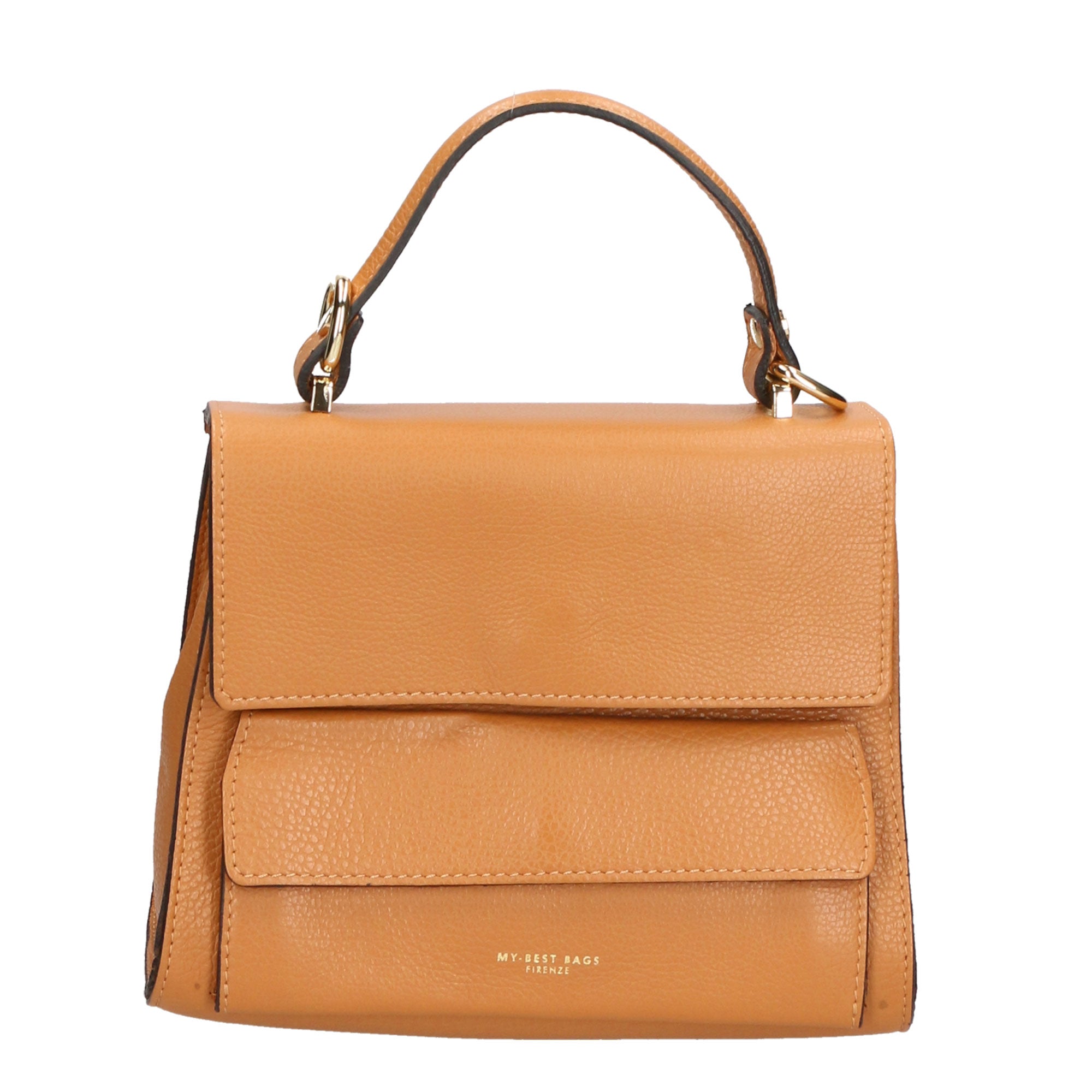 Borsa a mano da donna Vera pelle MYB-6034-FW-D44 CUOIO COGNAC My Best Bag