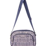 Borsa a tracolla da donna Ecopelle BC1376-BLU B Cavalli