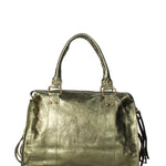 Novara Borsa a spalla da donna Vera pelle 06090 LM-L007 VERDE Gave Lux