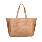 Lorella Borsa a spalla da donna Vera pelle croco 06499-041 MARRONE Gave Lux