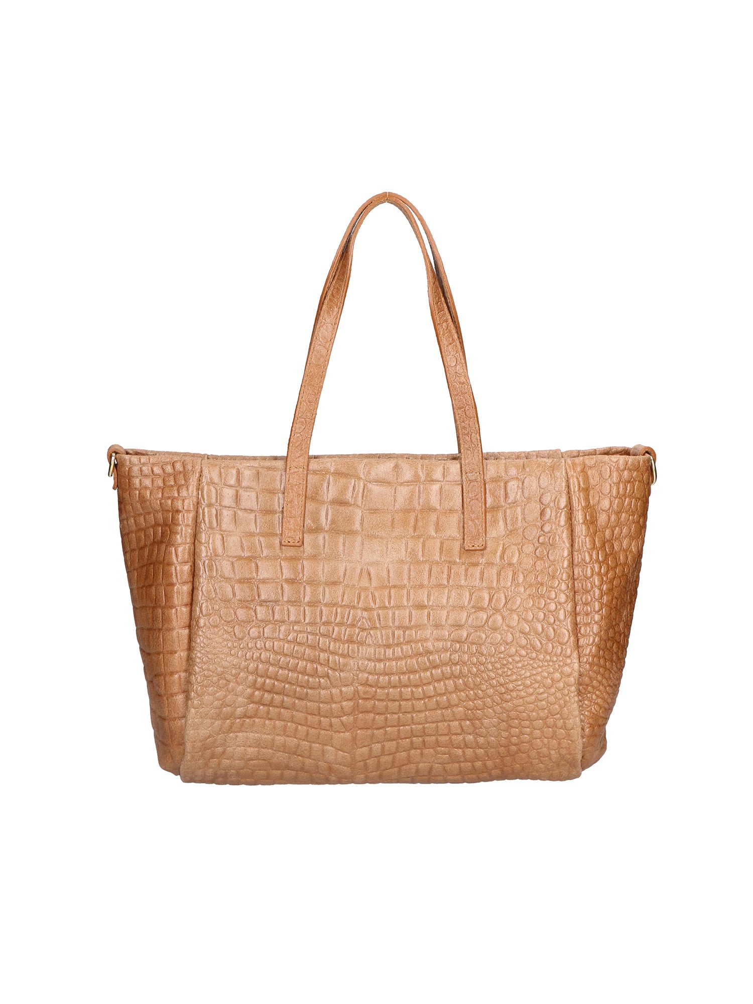 Lorella Borsa a spalla da donna Vera pelle croco 06499-041 MARRONE Gave Lux