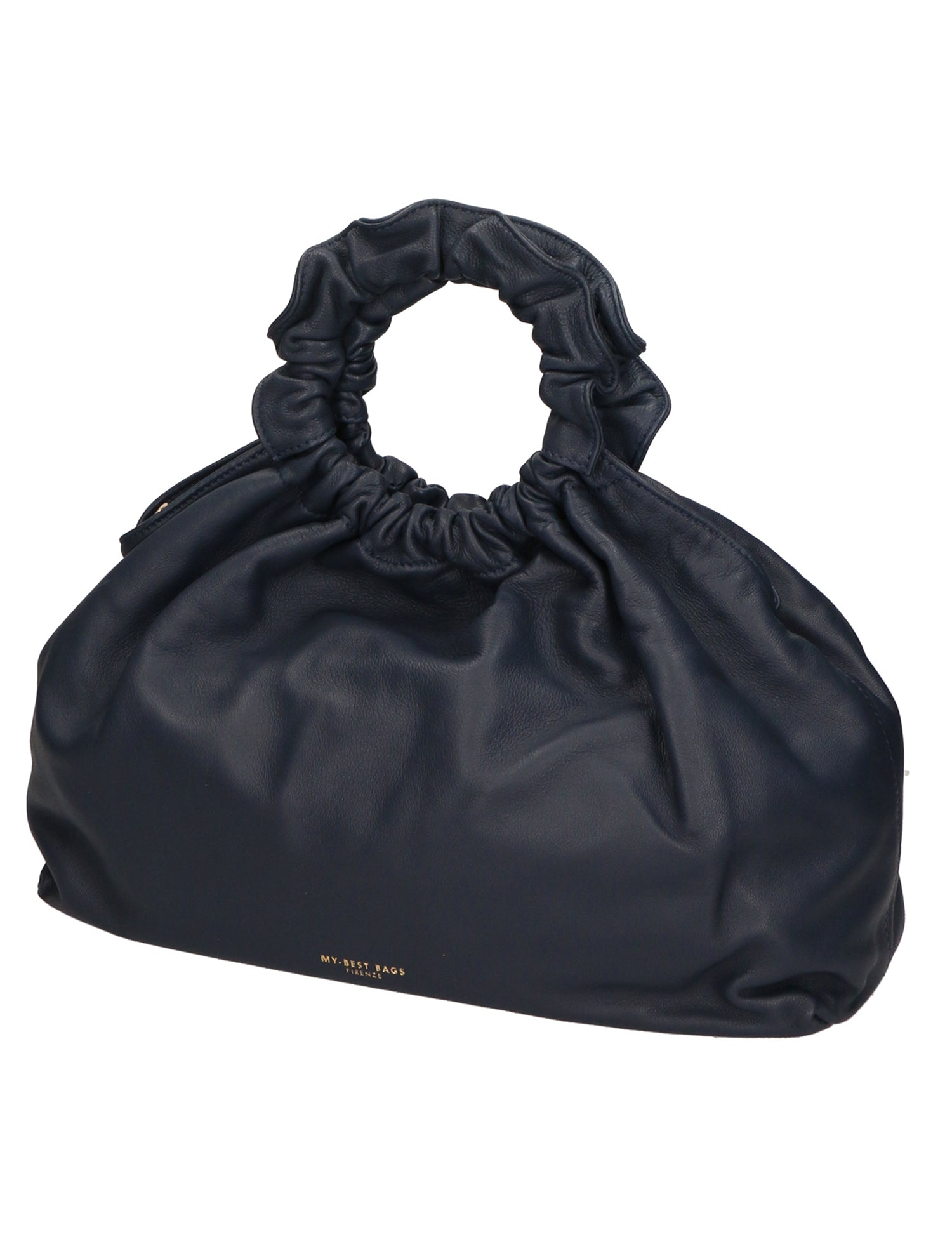 Borsa a mano da donna 100% pelle nappa MYB-8045-FW-NAVY My Best Bag