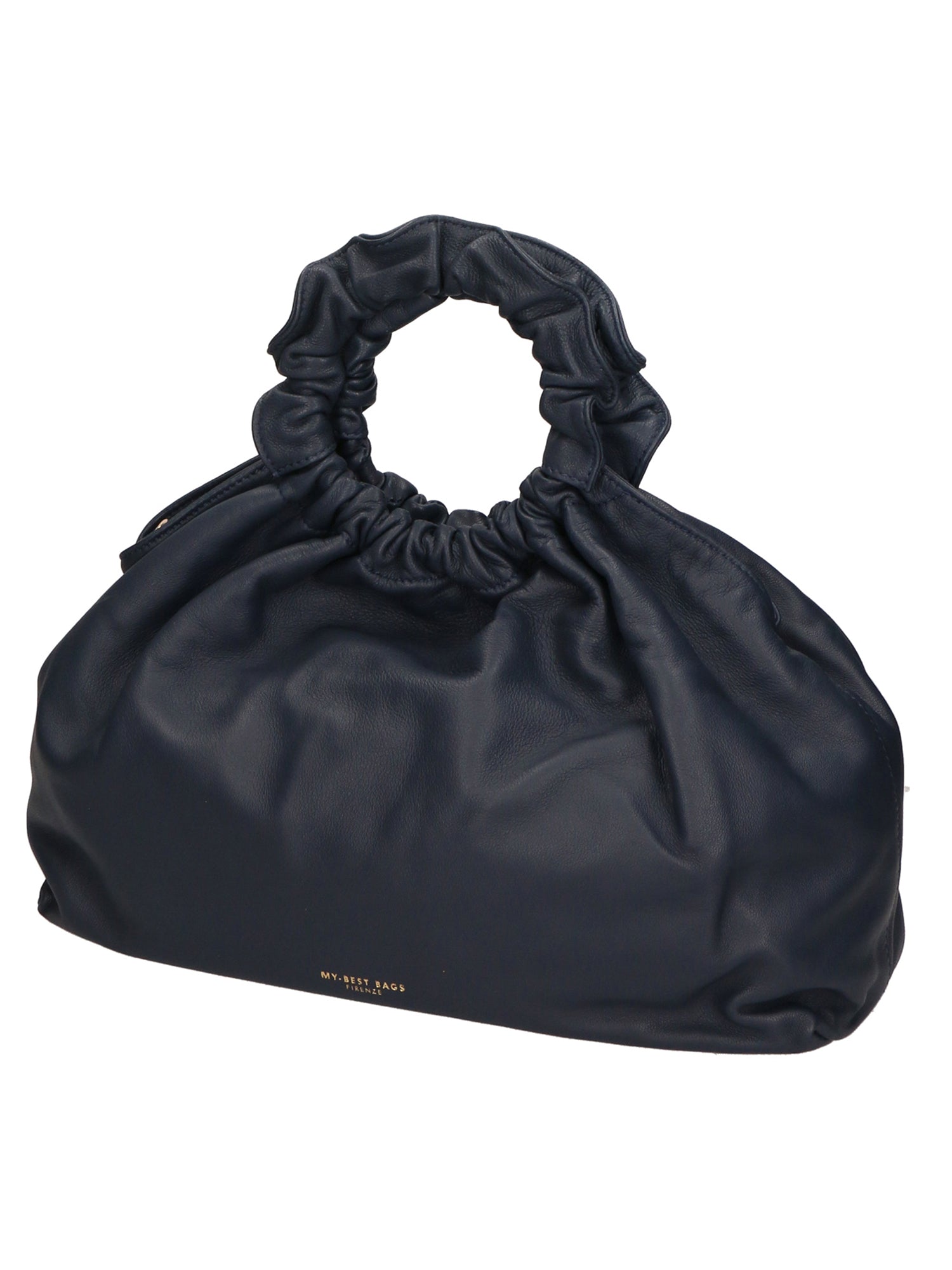 Borsa a mano da donna 100% pelle nappa MYB-8045-FW-NAVY My Best Bag