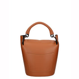 Seraphina Plus Borsa a secchiello da donna Vera pelle 6549-CUOIO Gave Lux