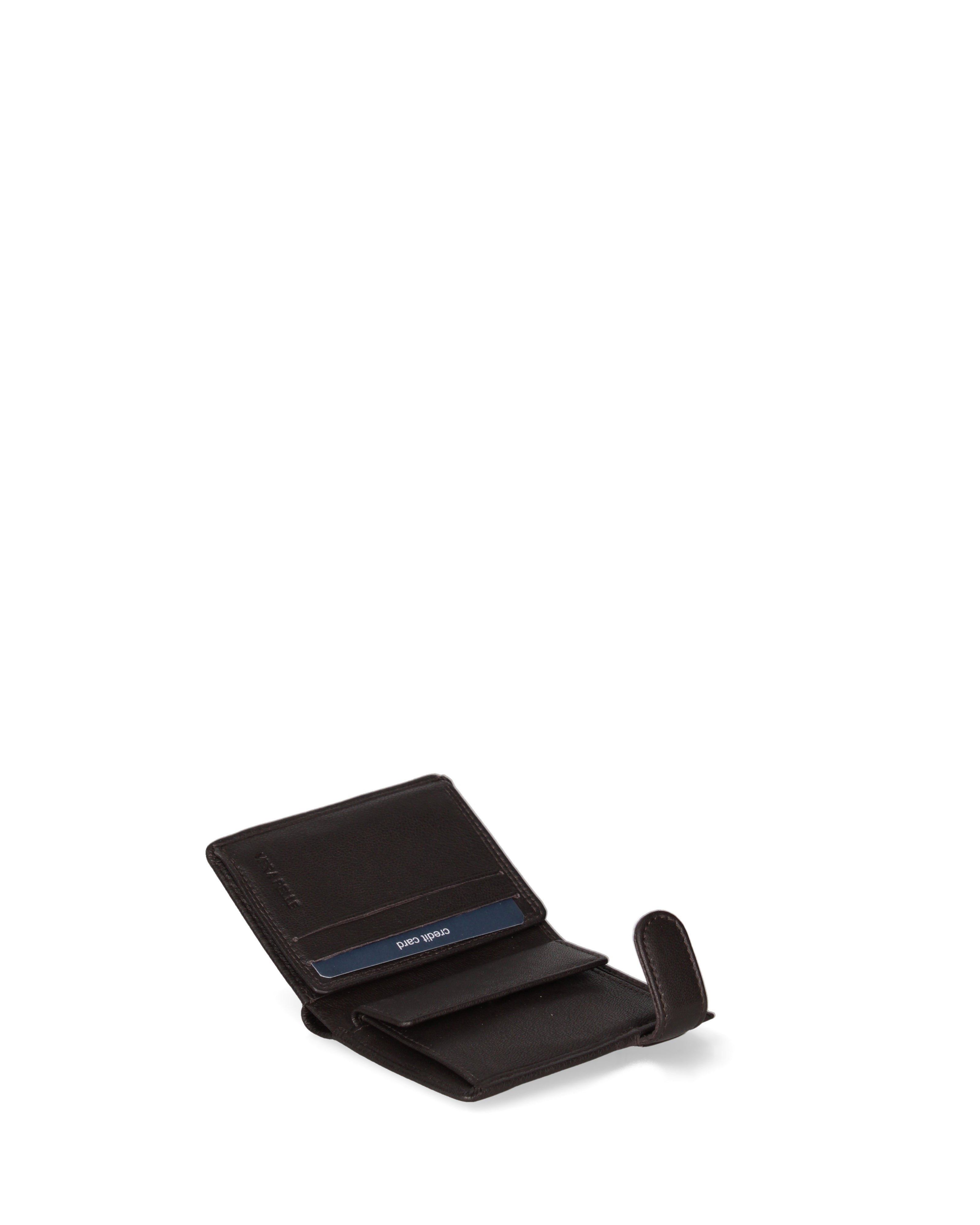 Portafoglio uomo in vera pelle Casual EC7641-82-T.MORO EC Contemporaly COVERI