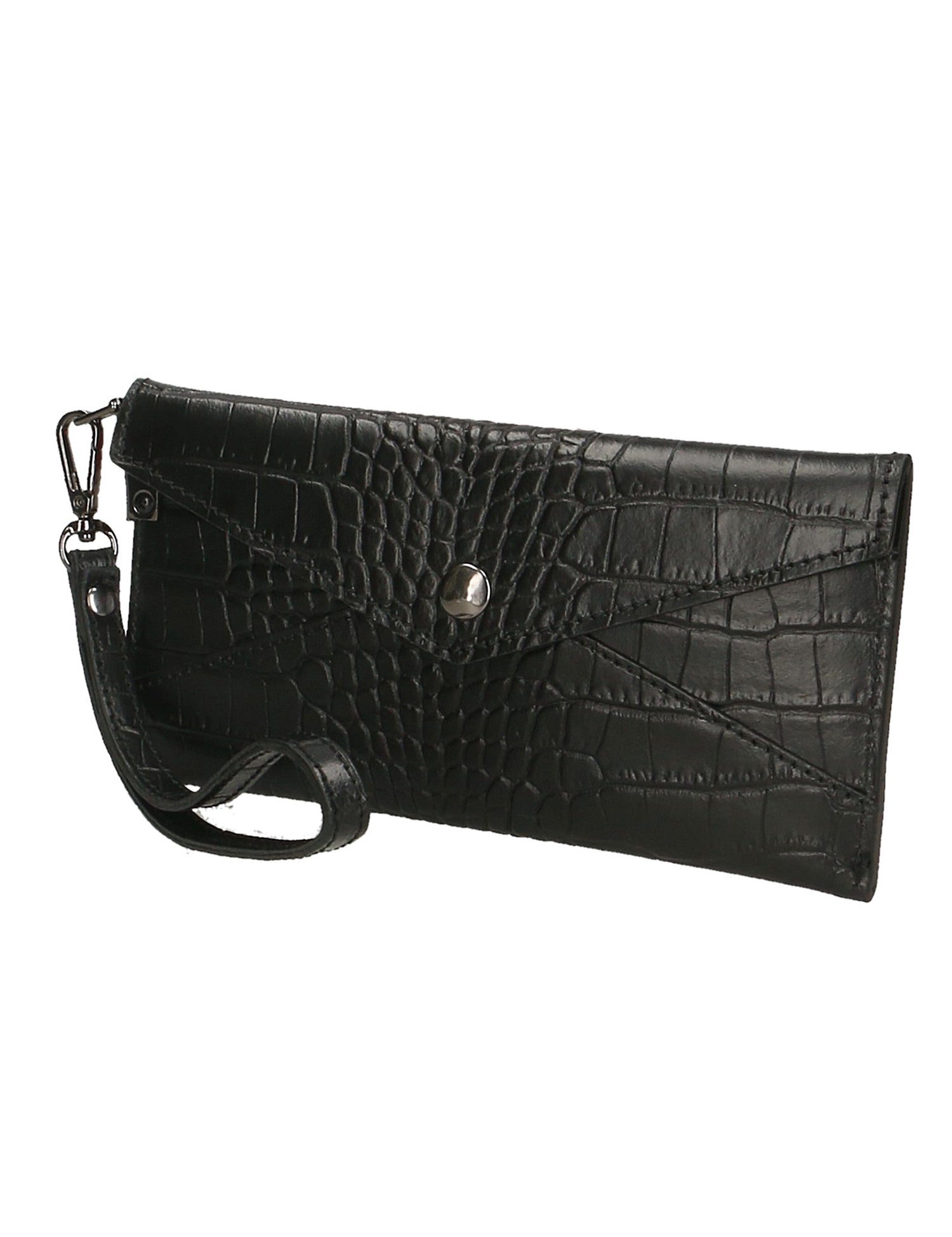 Noemy Borsetta portafoglio da donna Vera pelle 522015-NERO BLACK Gave Lux