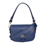 Viktoria Borsa a spalla da donna Vera pelle 06526-D24 BLU JEANS Gave Lux